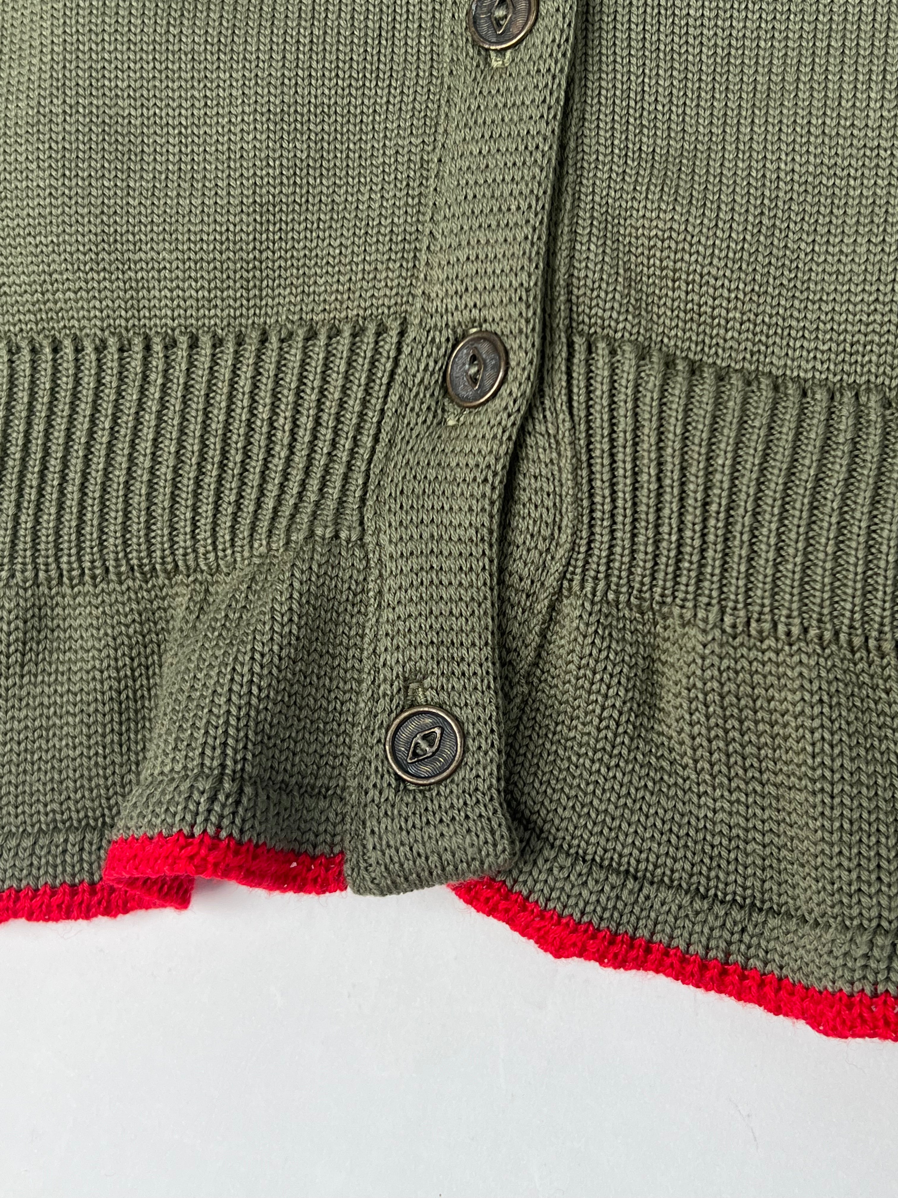 Flared cardigan
